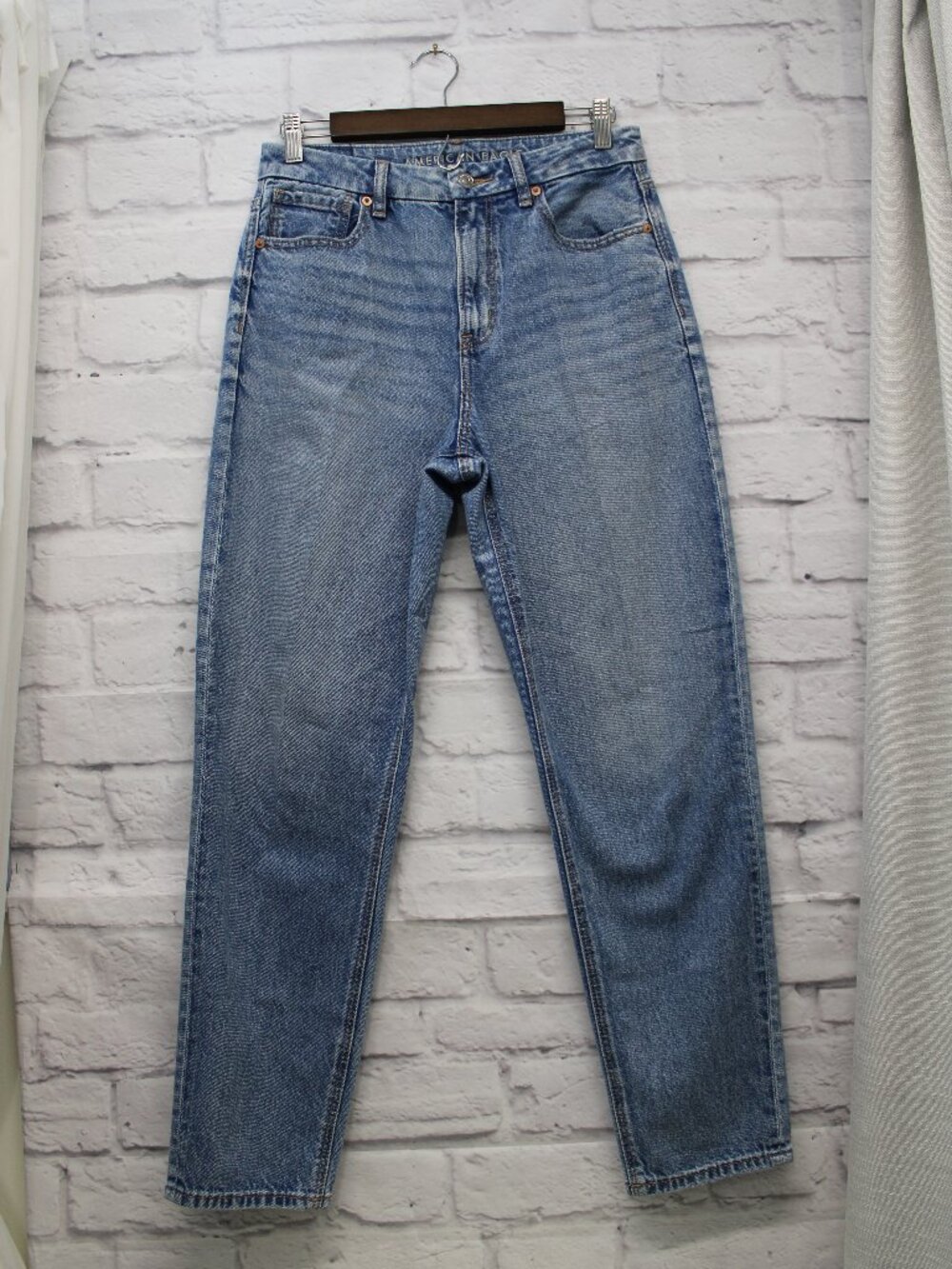 American Eagle Size 6R Faded Light Wash High Waist Skinny Jeans Classic Fall NWT